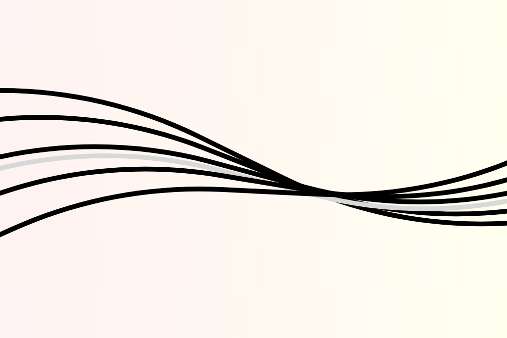 黒毛グレー白髪のイラスト